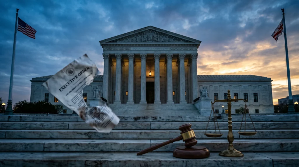 Supreme Court ruling on Trump tariffs limits executive power affecting us-europe relations 2026
