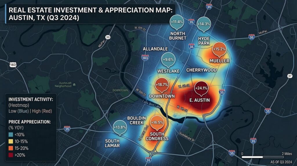 Dashboard showing the best AI tools for real estate agents for real state investment.