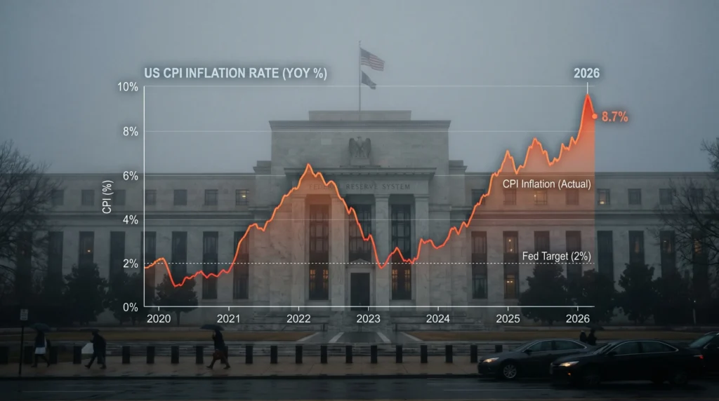 US inflation rate CPI data gap 2026 Federal Reserve Iran conflict energy shock