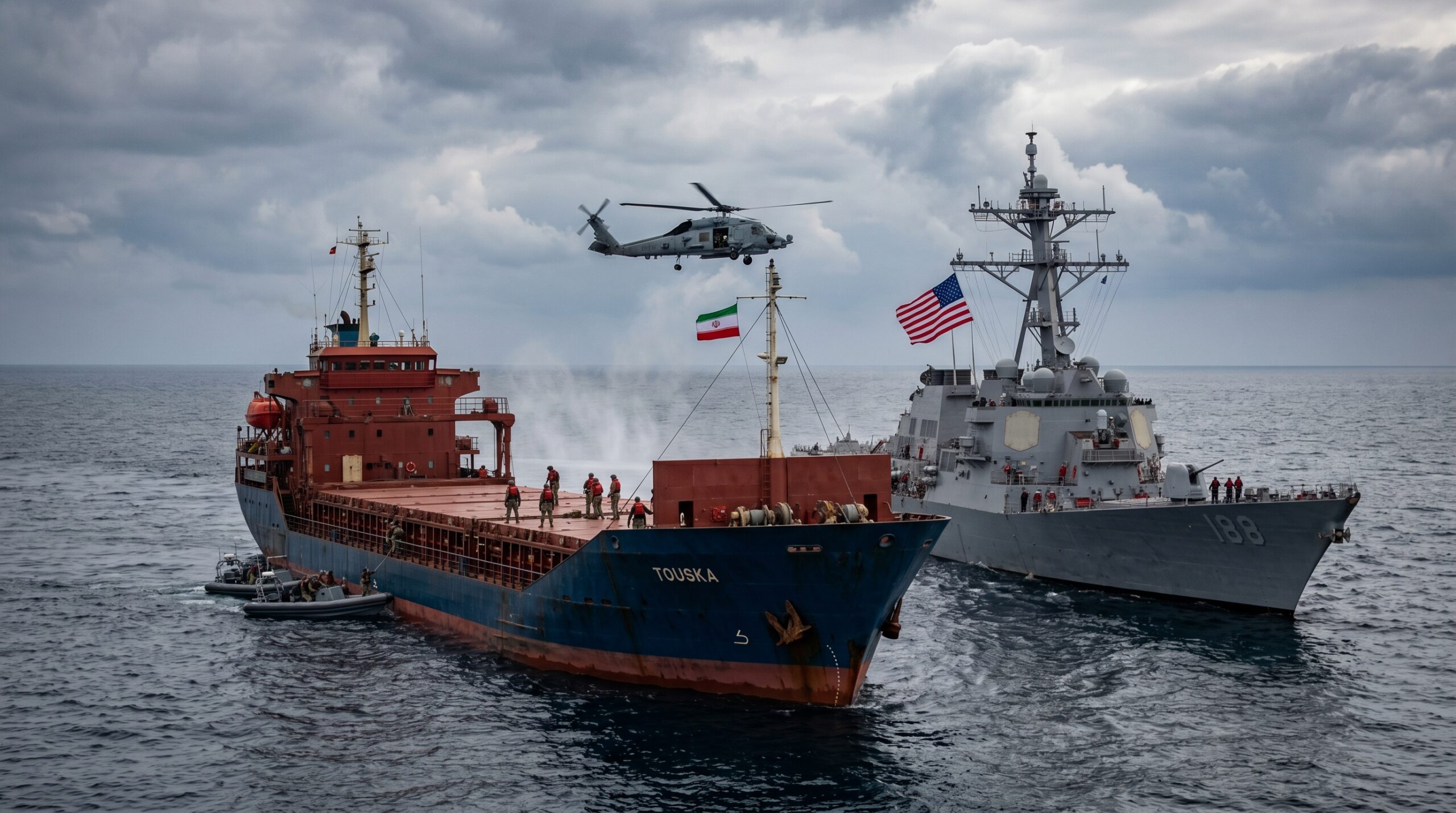 US seizes Iranian cargo ship Touska in Gulf of Oman
