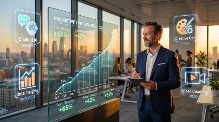 best AI tools in 2026 productivity results and business growth