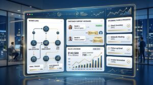 Best AI Tools for Business Automation dashboard