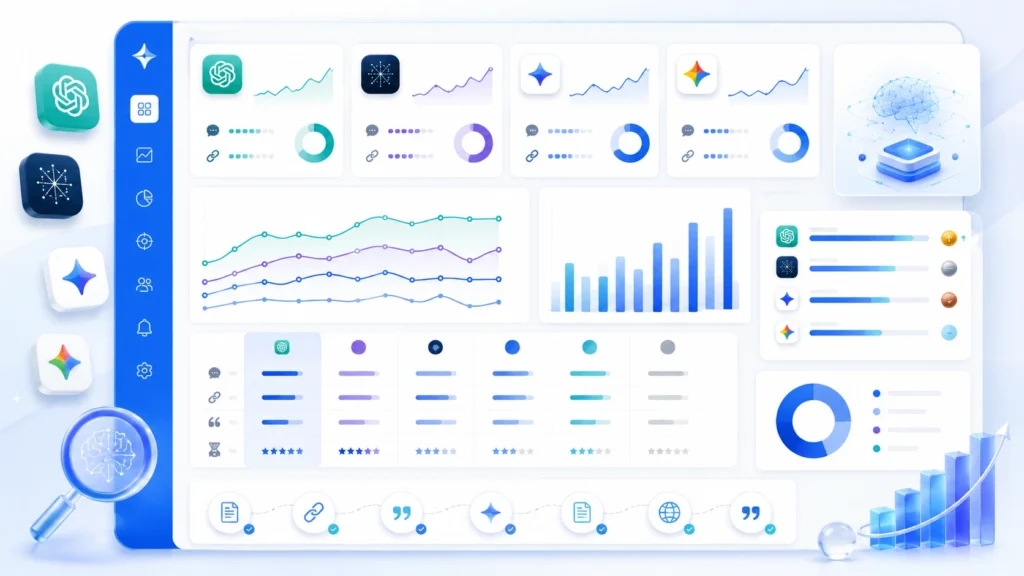 Otterly AI search visibility tools dashboard tracking brand mentions and citations