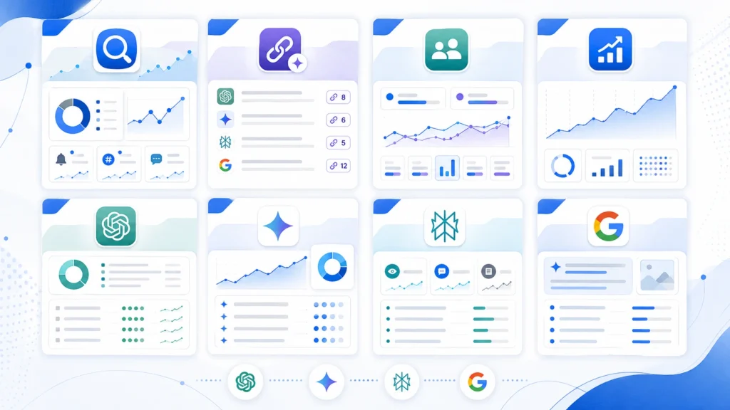 Comparison of the best AI search visibility tools for businesses in 2026