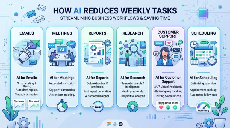 AI productivity tools reducing weekly work tasks