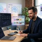 best AI tools for entrepreneurs in 2026 shown on a startup automation dashboard