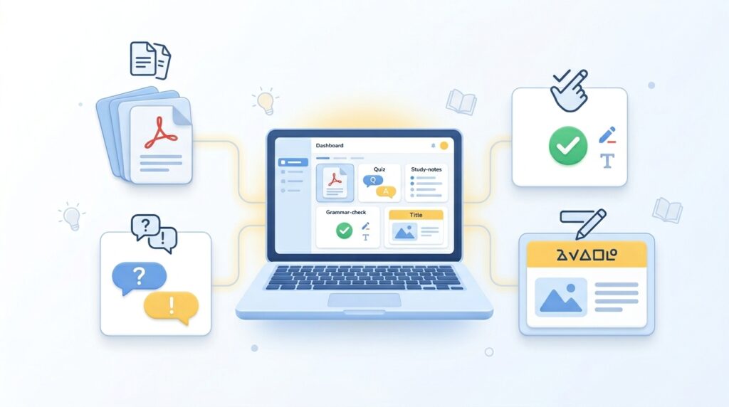 Free AI tools for students in 2026 for studying summaries writing checks and presentations